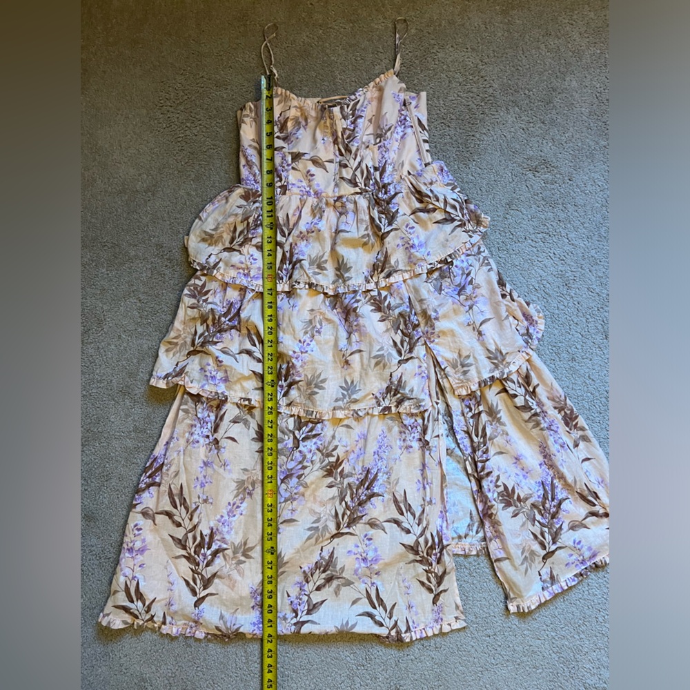 House of Harlow 1960 Floral Tier Corset Dress Size Medium - Picture 3 of 15